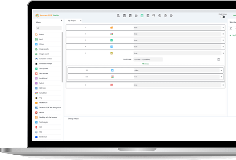 RPA Screen
